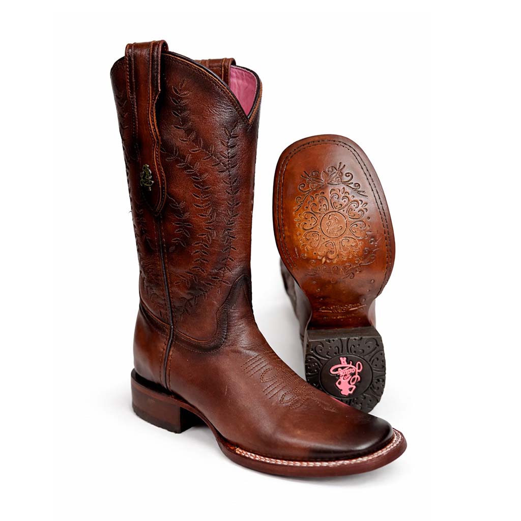 Bota Vaquera Chihuahua Cafe Tradicional