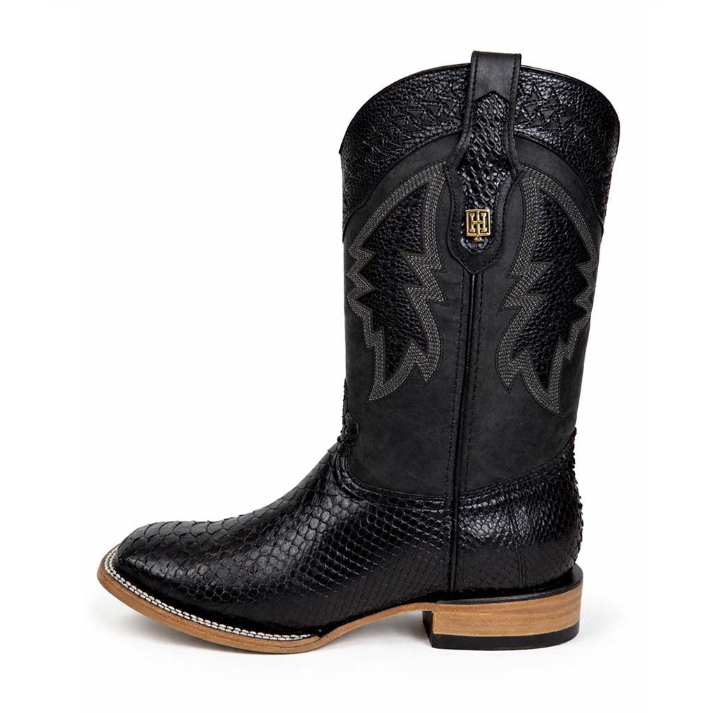 Bota Vaquera Houston Piton Negro