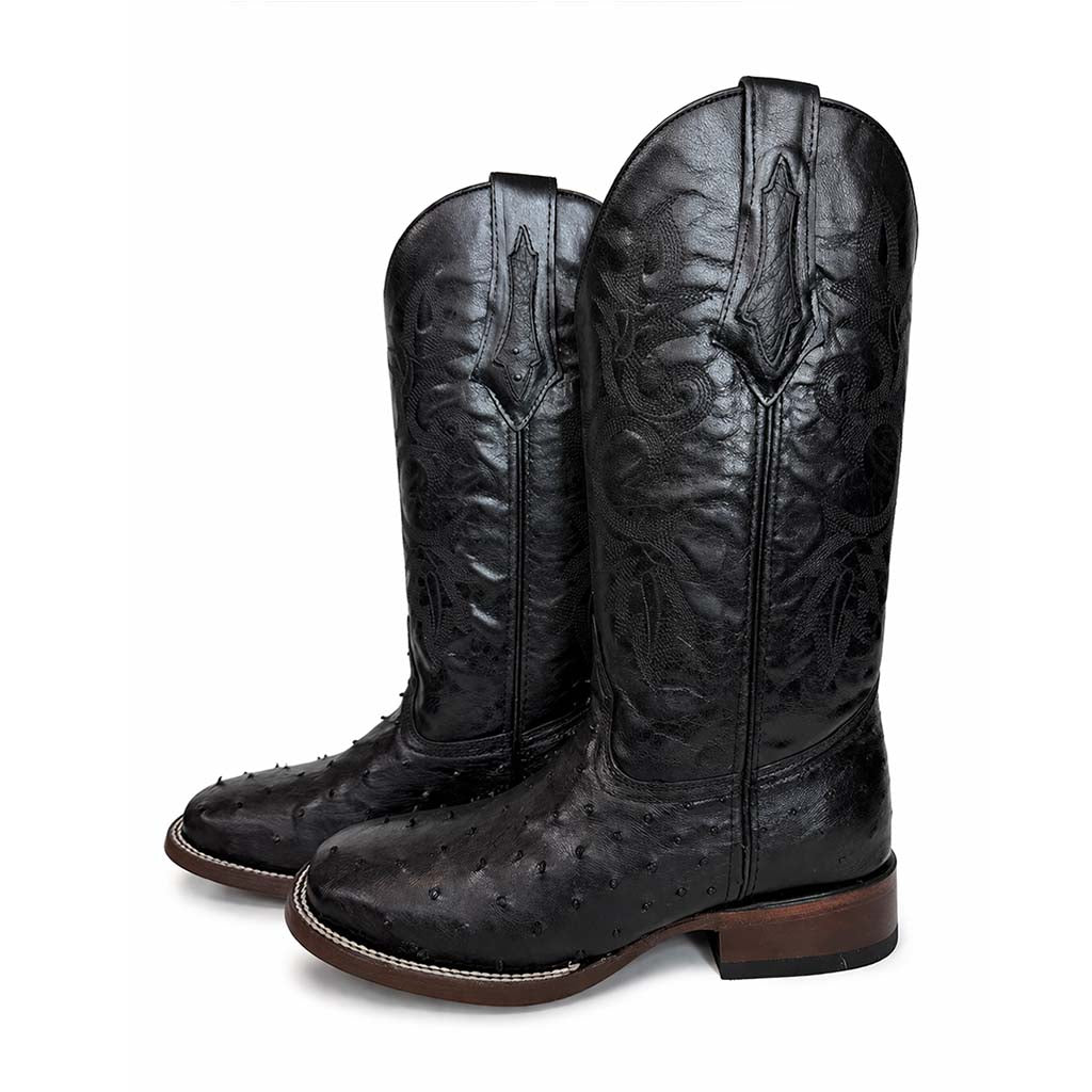 Bota Vaquera Nevada Negro Clasico