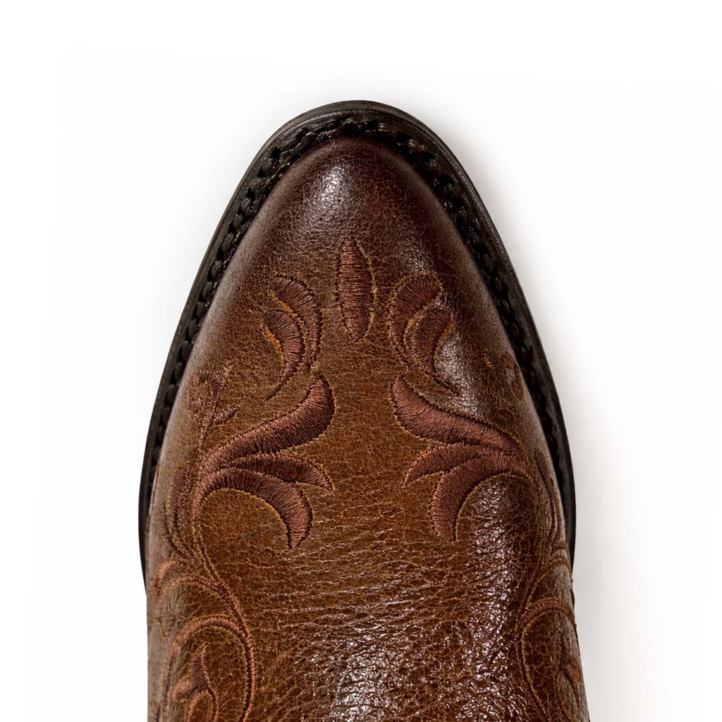 Bota Vaquera Sonora Canela Floral