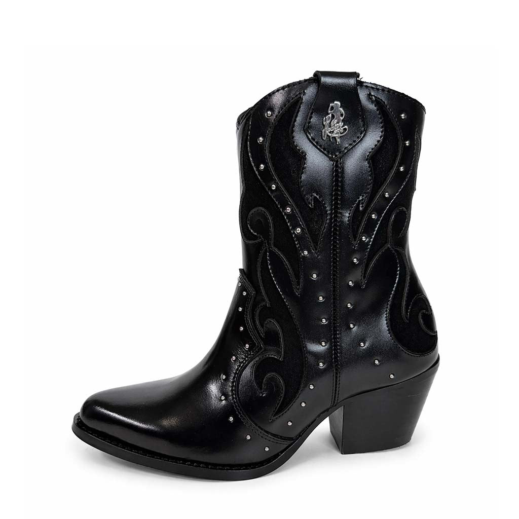 Botin Casual Nevada Negro Rebelde