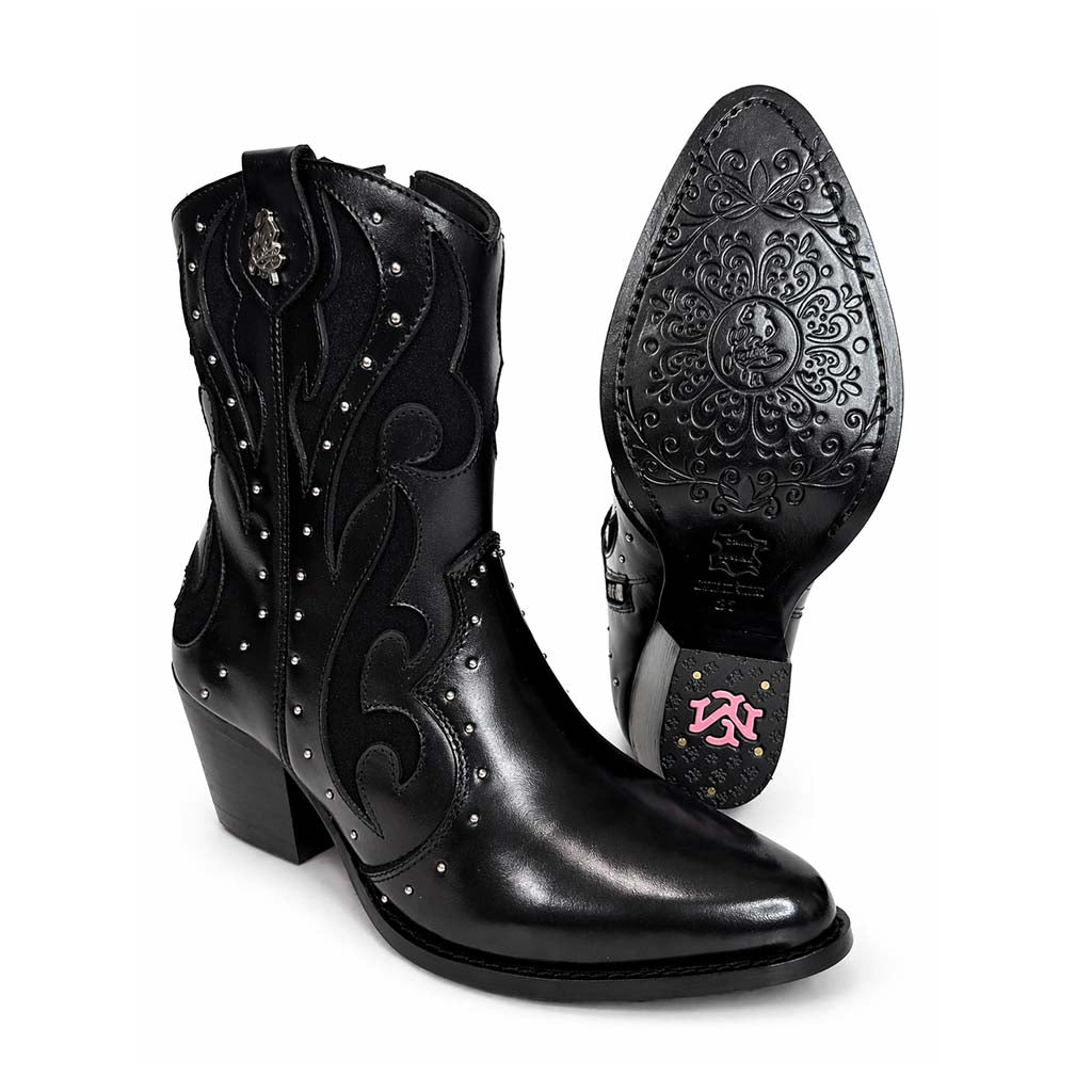 Botin Casual Nevada Negro Rebelde