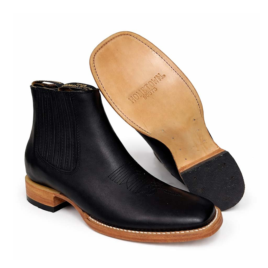 Botín Vaquero Austin Negro Urbano