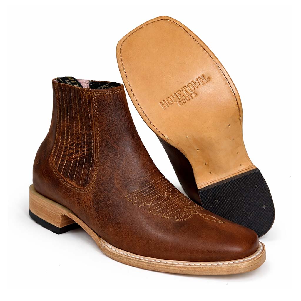 Botin Vaquero Laredo Miel Vintage